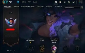 Conta de lol top
