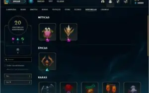 Conta League Of Legends (Recheada)