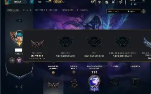 Ferro 1 com 60 Champs e 10 Skins