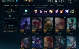 Ferro 1 com 60 Champs e 10 Skins