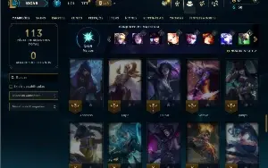 Ferro 1 com 60 Champs e 10 Skins