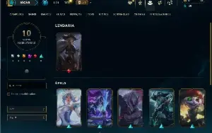 Ferro 1 com 60 Champs e 10 Skins