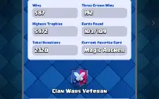 Conta Clash Royale Lvl11 250 Mil De Ouro E 2 Mil Gemas!!!