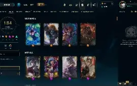 Conta Lol 184 Skins | Full Acesso