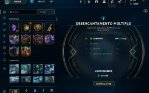 Conta Mono Singed - 165 Campeões - 31 Skins + 101 (Espólios)