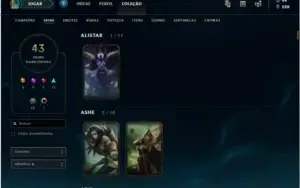 Conta lol Gold1