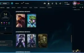 Conta Gold IV com 4 Skins Vitoriosas (Criada em 2012)