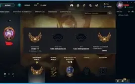 Conta Gold IV com 4 Skins Vitoriosas (Criada em 2012)