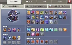 Conta clash of clans [CV nível 15] +1900 Gemas