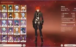 Genshin Impact - AR 55 AYAKA,XIAO,DILUC,VENTI,ZHONGLI ETC