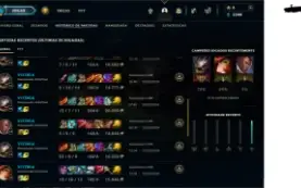 Conta diamante 4 com 82,9% de WR com MMR MESTRE