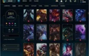 Conta lol 360 Skins Diamante 2, Todos campeoes