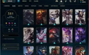 Conta lol 360 Skins Diamante 2, Todos campeoes