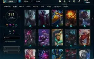 Conta lol 360 Skins Diamante 2, Todos campeoes