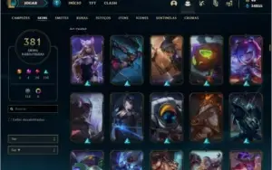 Conta lol 360 Skins Diamante 2, Todos campeoes