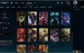 Conta Lol 104Campeos + 51 Skins