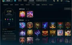 Vendo conta no League of Legends