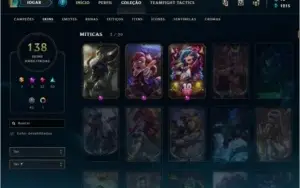 Vendo conta no League of Legends