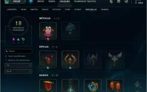 Vendo conta no League of Legends