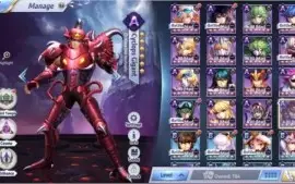 Saint Seiya - SEA - conta top - Pegasus 01 - lv 70