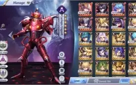 Saint Seiya - SEA - conta top - Pegasus 01 - lv 70