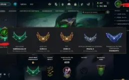 Conta lol esmeralda 4 ativa a 10 anos
