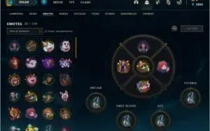 CONTA LOL 🌟 83 SKINS NO TOTAL 🌟 4 SKINS ULTIMATE