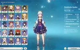 AR 54 AYAKA + XIAO + KAZUHA + MONA