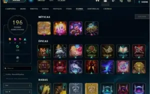 CONTA 700+ SKINS FULL CHAMP