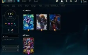 CONTA 700+ SKINS FULL CHAMP