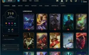CONTA 700+ SKINS FULL CHAMP