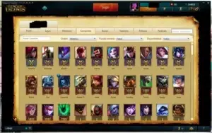 Conta League of Legends Gold 3 Barato