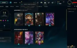 Conta LOL unraked 5K EA e Blitz e Orianna Vitoriosos