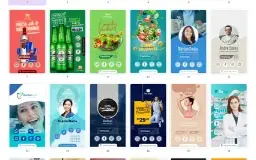 Pack Canva Cartão Digital Interativo Vol 2 - 41 Artes