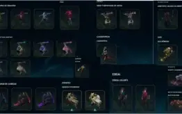 Conta d4 112 skins +22 cromas quase todos os champions