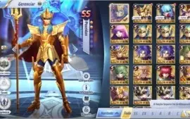 SAINT SEIYA AWAKENING - COM GEMAS AVANÇADAS E LIVROS