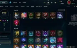 CONTA LOL + 134 CHAMPS + 214 SKINS + SKIN LUCIAN VITORIOSO