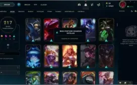 CONTA LOL + 134 CHAMPS + 214 SKINS + SKIN LUCIAN VITORIOSO