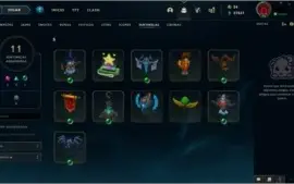 CONTA LOL + 134 CHAMPS + 214 SKINS + SKIN LUCIAN VITORIOSO