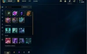 Conta prata 2 com 36 champs e 9 skins