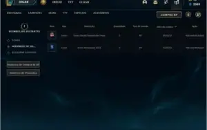Conta prata 2 com 36 champs e 9 skins