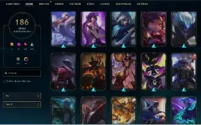 Conta League of legends ex mestre varias skin e foco no tft