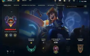Promoção Conta Lol 459 Skins Plat 3