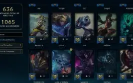 Promoção Conta Lol 459 Skins Plat 3