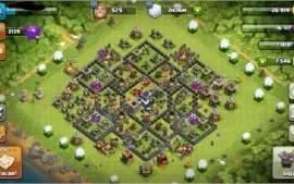 Conta Clash of clans,cv 9 quase full