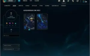 Conta bronze 4 com 2 skins e 23 champs BARATA