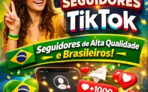 Tiktok Seguidores Brasileiros - Entrega Automática