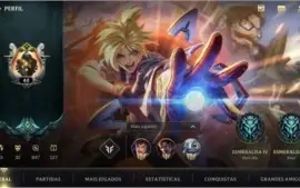 ESMERALDA IV + 32 SKINS + 1283 (RP) WILD CORES + 45 CAMPEÕES