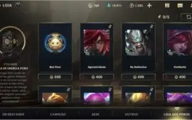 ESMERALDA IV + 32 SKINS + 1283 (RP) WILD CORES + 45 CAMPEÕES