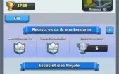 Conta lvl 10, 6 lendárias com 3600 troféus e 500 gemas